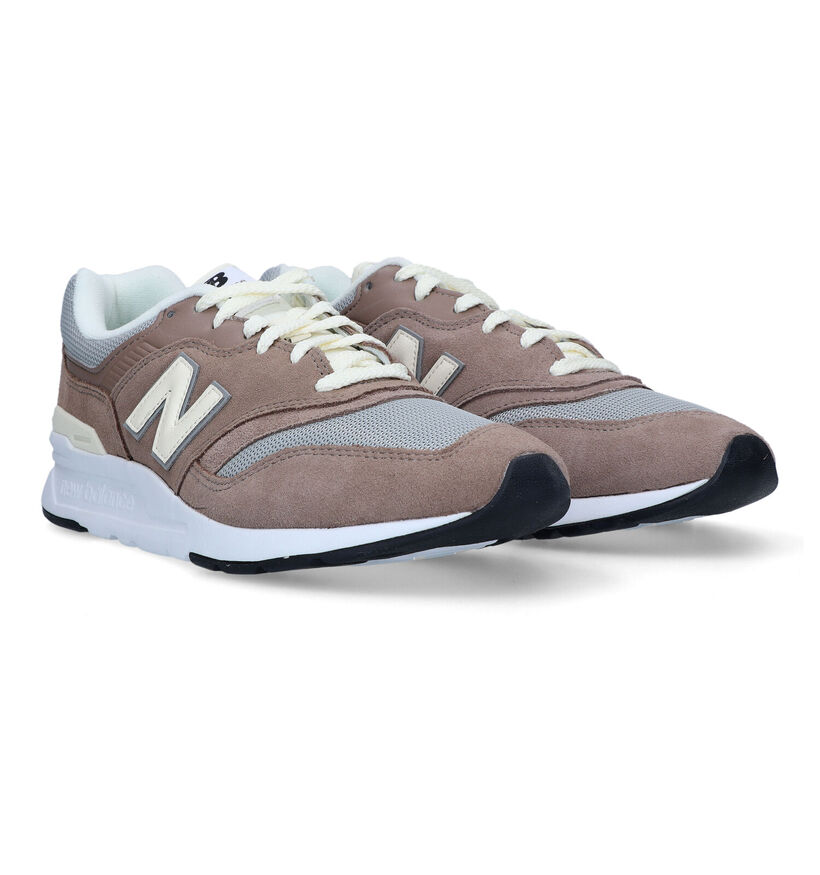 New Balance CM 997 Bruine Sneakers voor heren (319198)