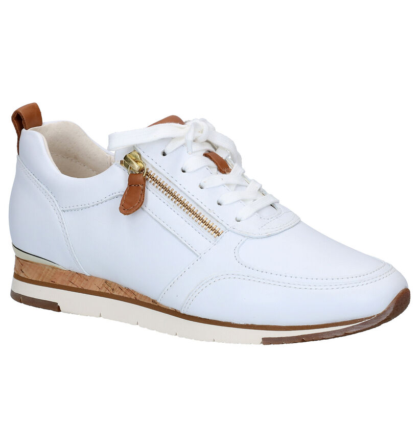 Gabor Best Fitting Chaussures à lacets en Blanc en cuir (285036)