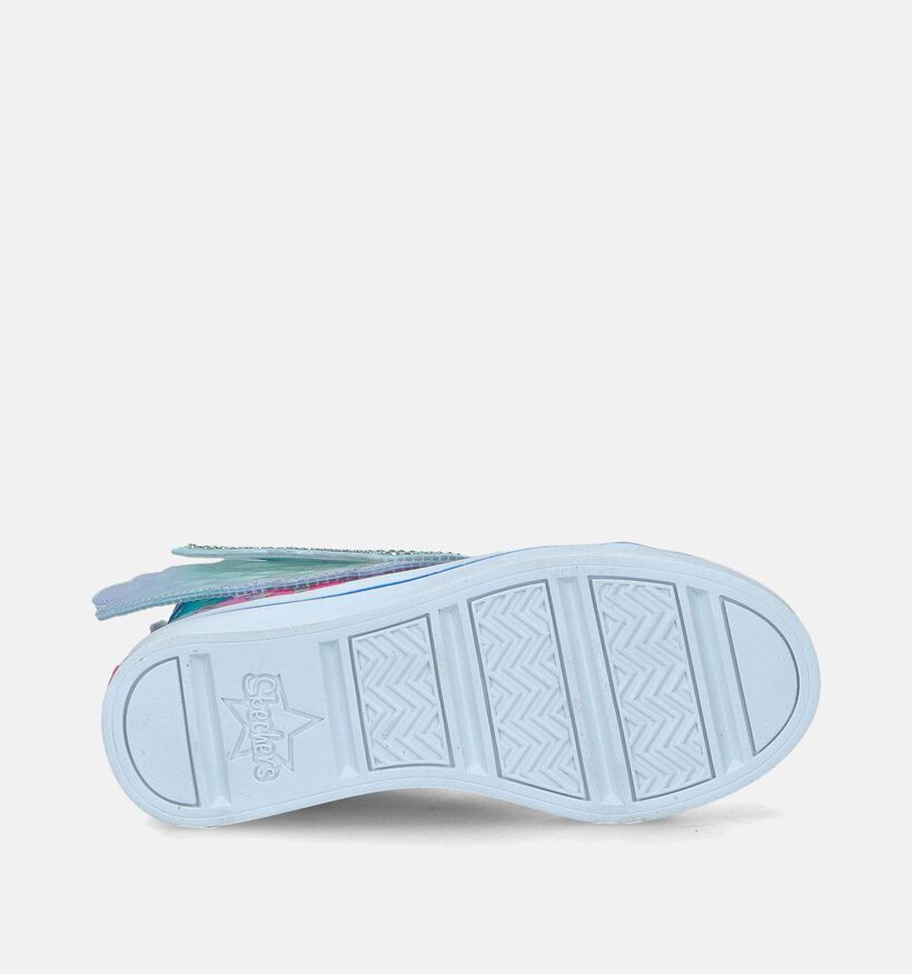 Skechers Twi-Lites 2.0 Dreamy Baskets en Bleu pour filles (350340)