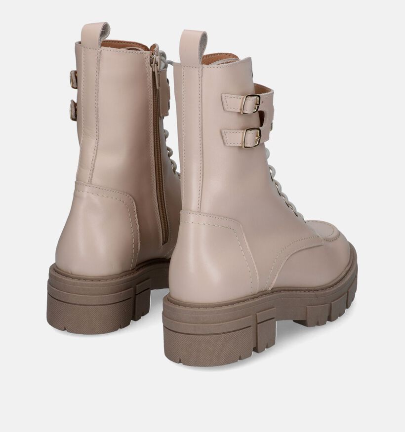 Scapa Boots à lacets en Beige clair pour femmes (317193)