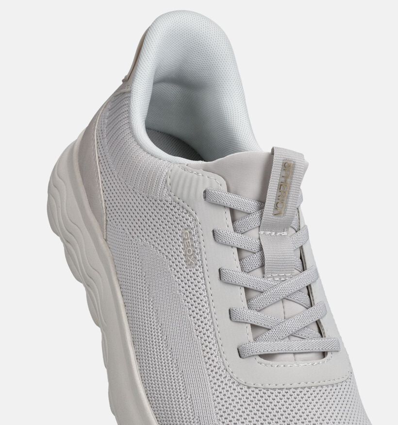 Geox Spherica Slip-ons en Blanc pour hommes (367987) - pour semelles orthop&eacute;diques