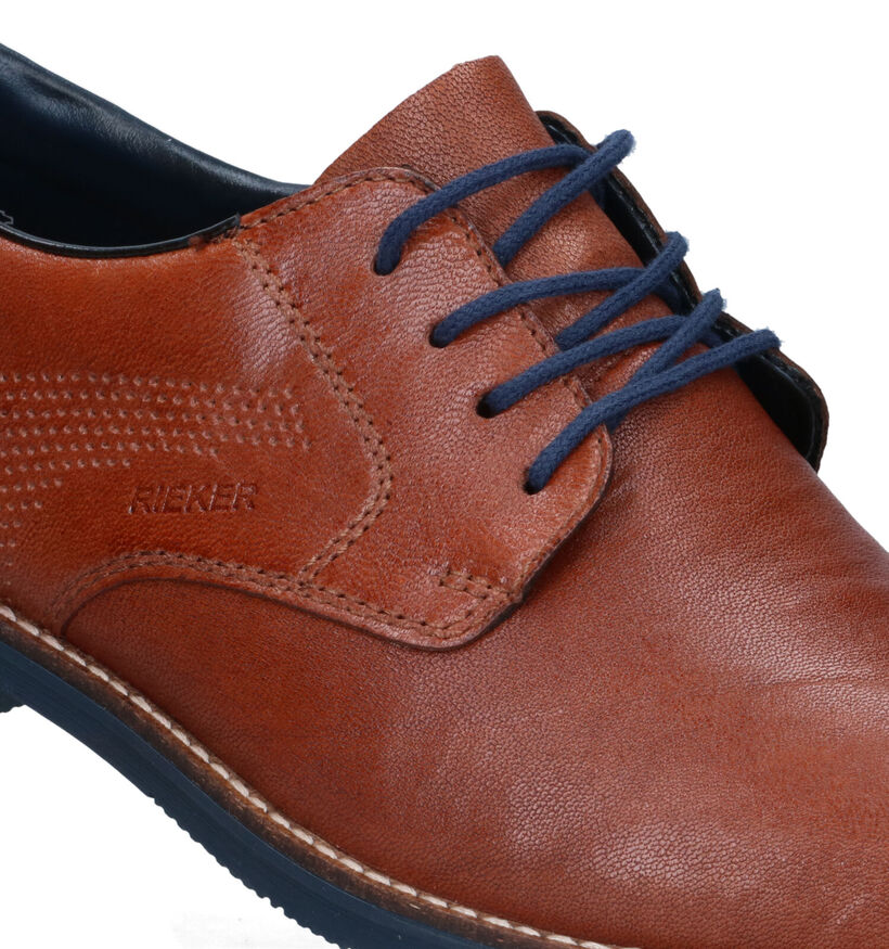 Rieker Cognac Geklede Schoenen in leer (320277)