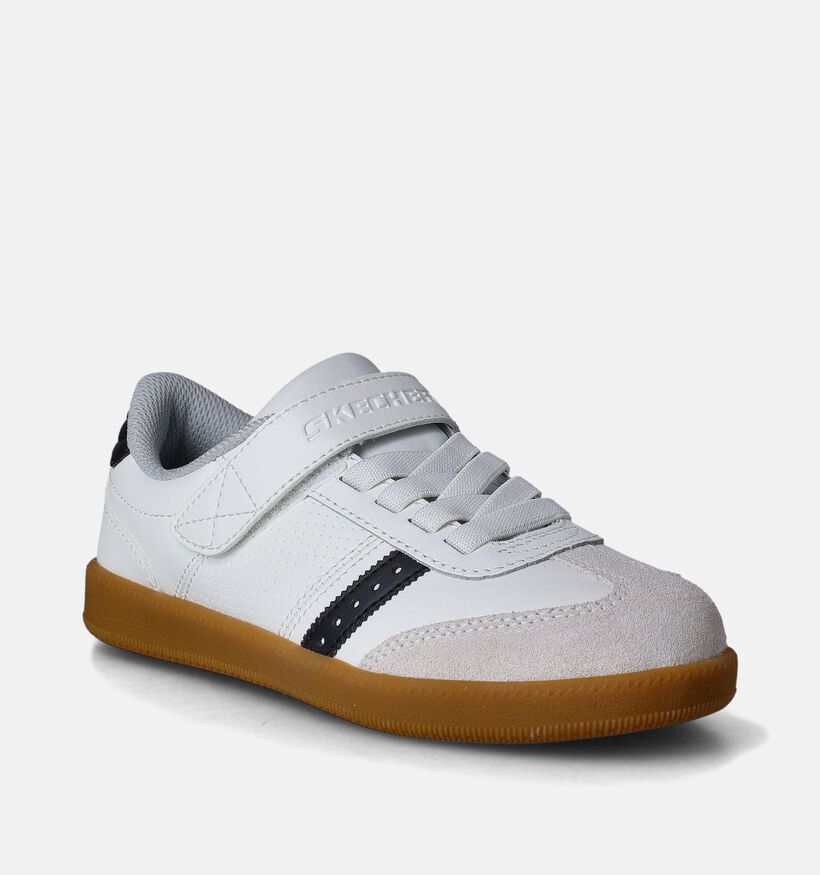 Skechers Zigger Street Witte Sneakers voor jongens (361586)