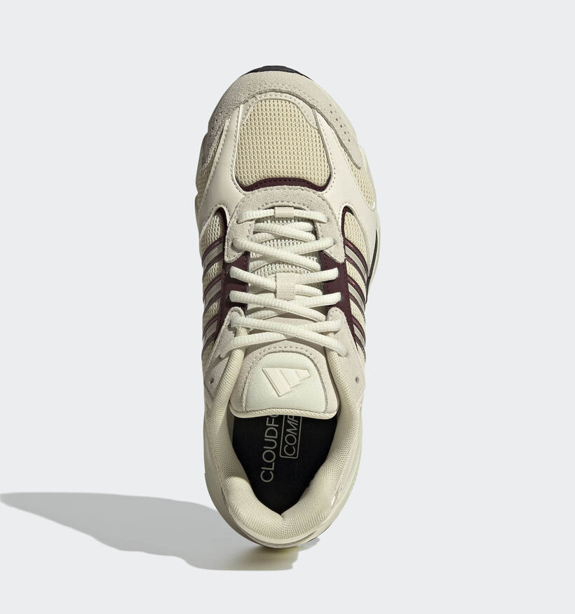 adidas CRAZYCHAOS 2000 Beige/Bordeaux Sneakers voor dames (359437) - geschikt voor steunzolen
