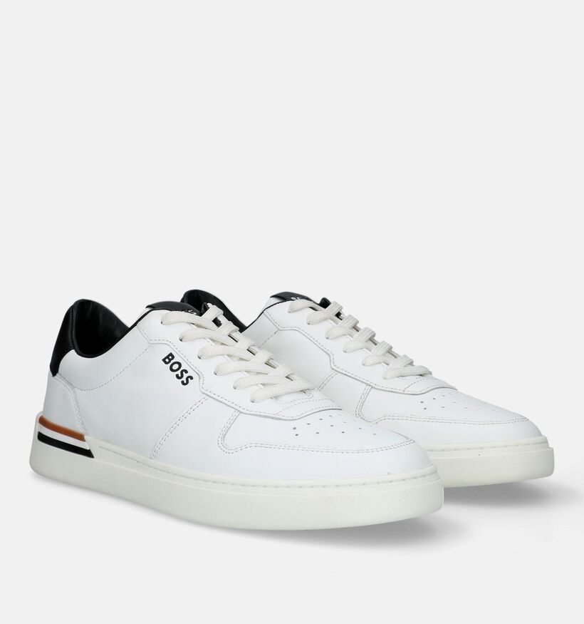 Boss Clint Tenn Chaussures à lacets en Blanc pour hommes (326936) - pour semelles orthopédiques