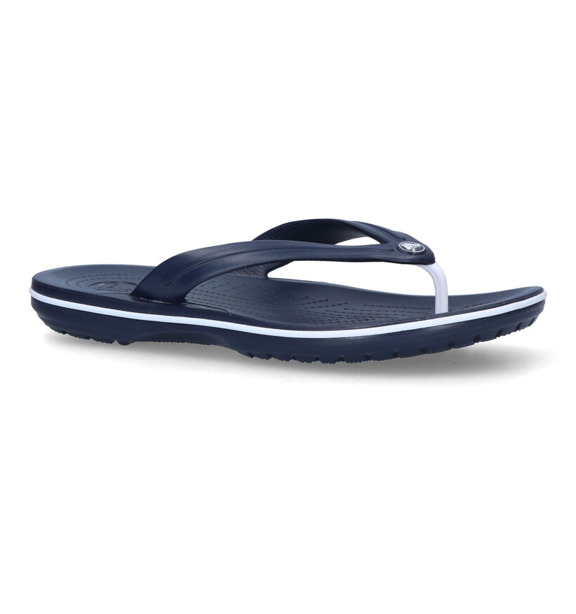 Crocs Crocband Flip Zwarte Teenslippers in kunststof (324171)