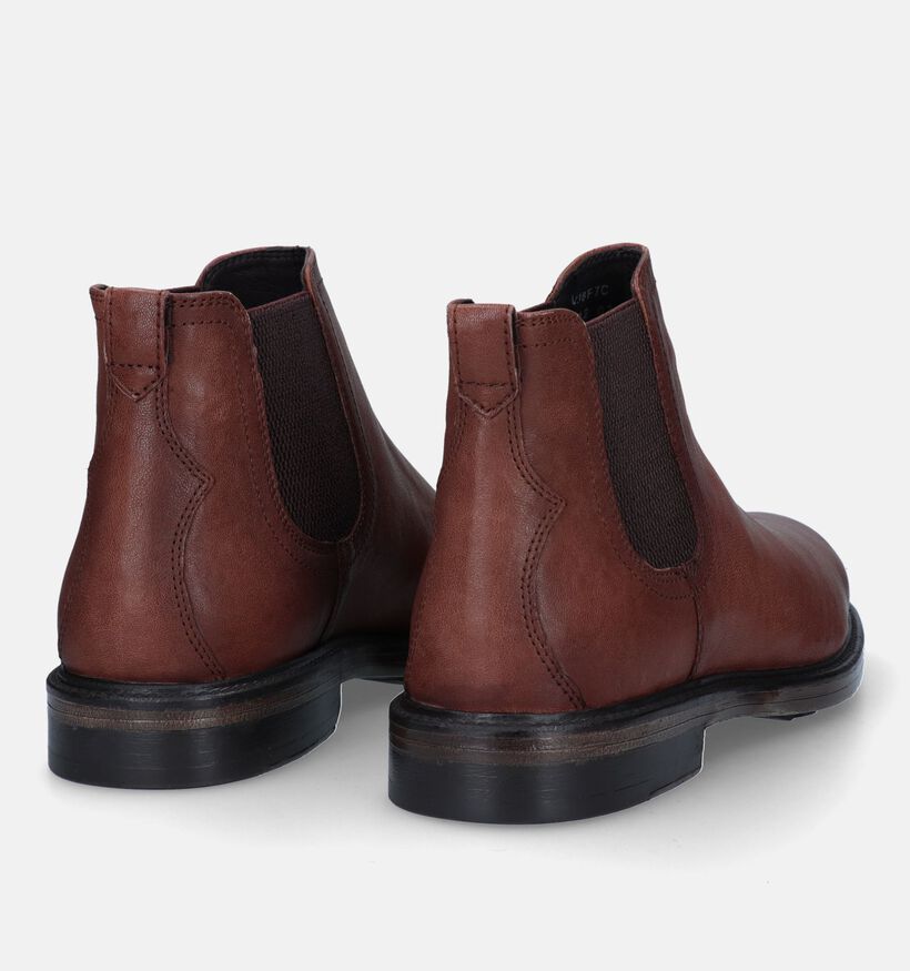 Geox Aurelio Chelsea Boots en Brun pour hommes (329739)