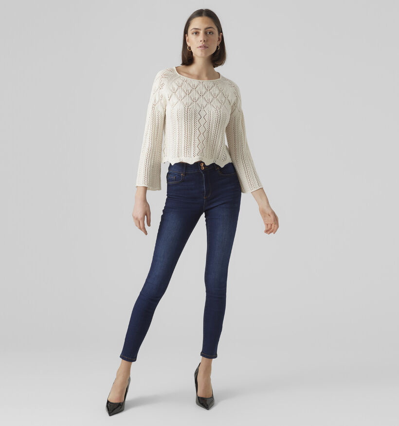 Vero Moda Ginger Pull en Beige pour femmes (352181)