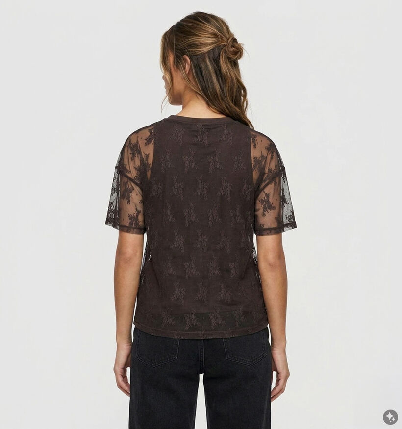 Vero Moda Nikita Blouse en Marron fonc&eacute; pour femmes (381943)