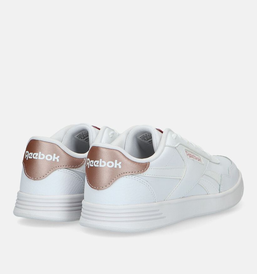 Reebok Court Advance Baskets en Blanc pour femmes (326706) - pour semelles orthopédiques