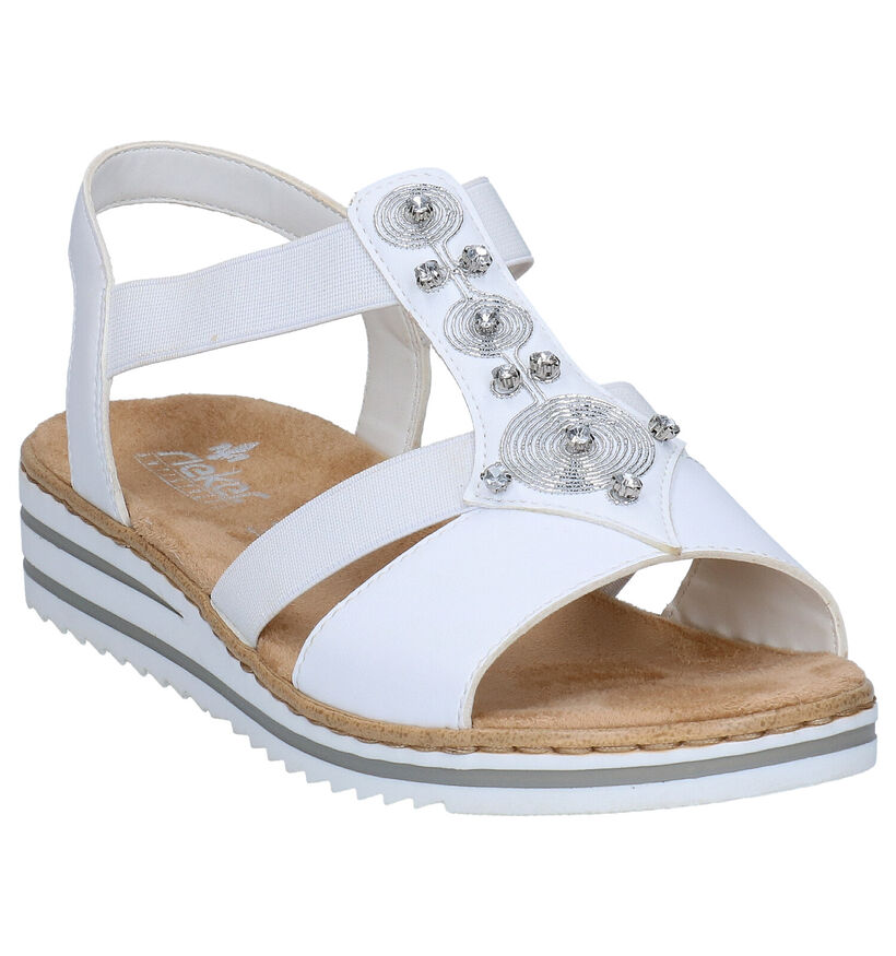 Rieker Witte Sandalen voor dames (323578)