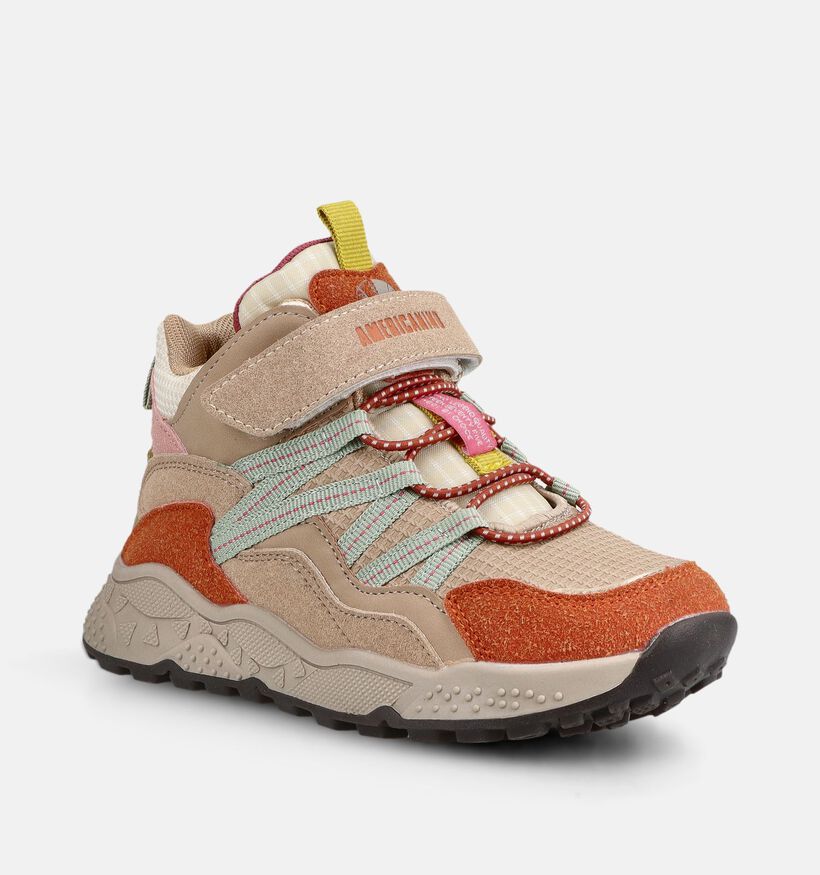 Americanino Baskets montantes en Beige pour filles (384363) - pour semelles orthop&eacute;diques