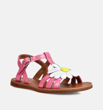 Pom d'Api Sandalen Geel/Roze