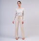 Pieces Talia Pantalon de jogging en Beige pour femmes (357376)