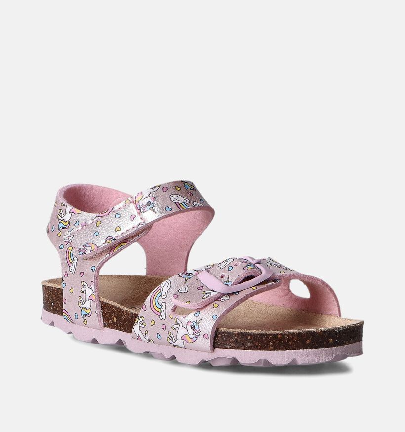Milo & Mila Roze Sandalen met unicorns voor meisjes (356652)