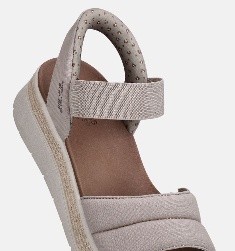 Skechers Bobs Sun Ray Sandales en Taupe pour femmes (371222)