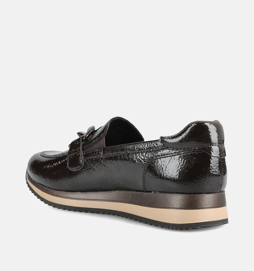 Jana Chaussures plates en Brun fonc&eacute; pour femmes (377087)