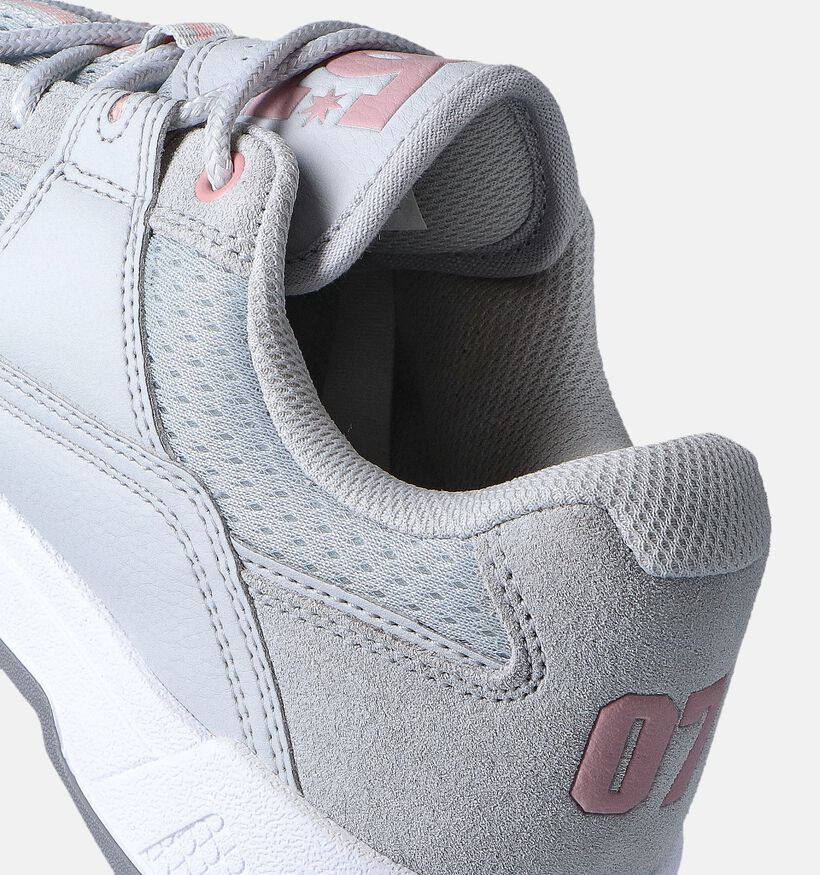 DC Shoes Construct Grijze Skate sneakers voor dames (350831) - geschikt voor steunzolen