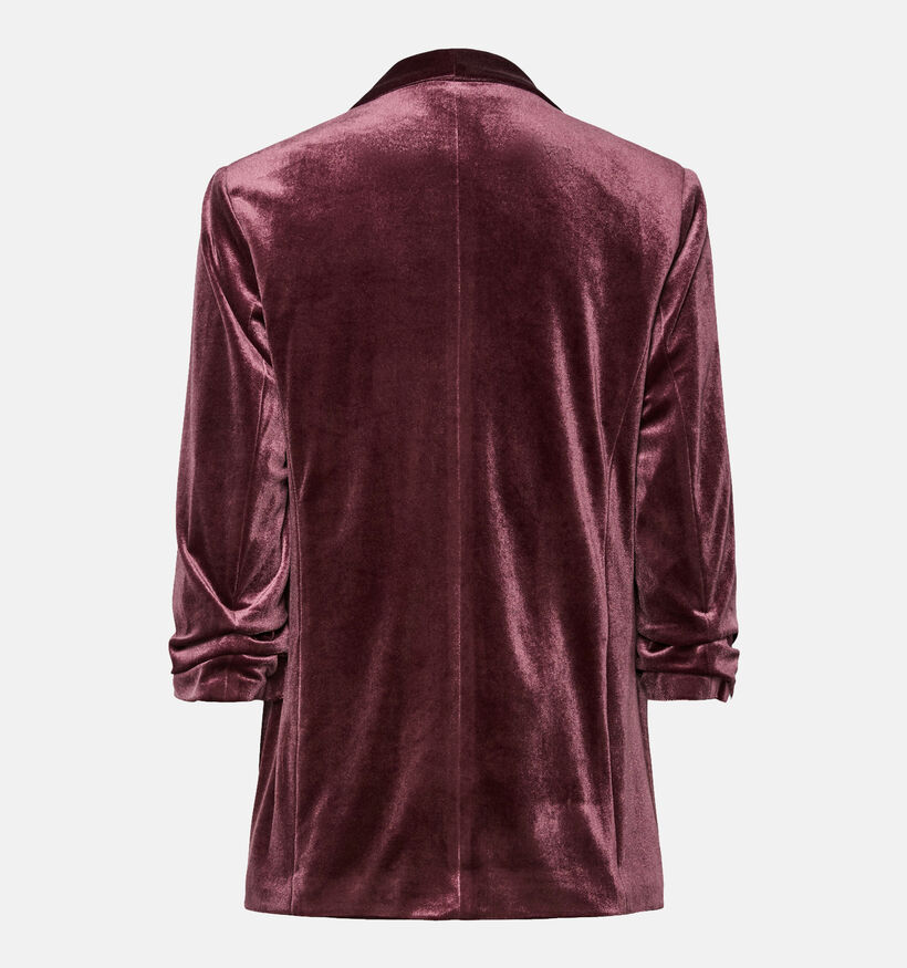 Pieces Bosella Velour Blazer en Bordeaux Pieces Bosella Velour Blazer en Bordeaux pour femmes (365856)