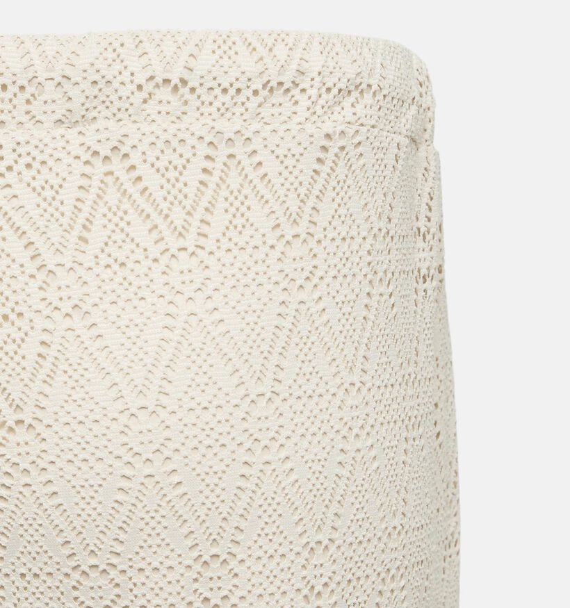 Vero Moda Curve Maya Ecru Kanten Broek voor dames (369329)