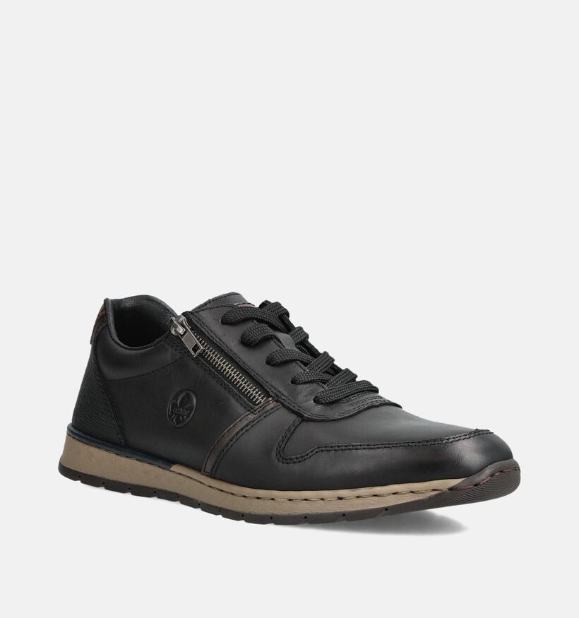 Rieker Zwarte Sneakers voor heren (360437) - geschikt voor steunzolen