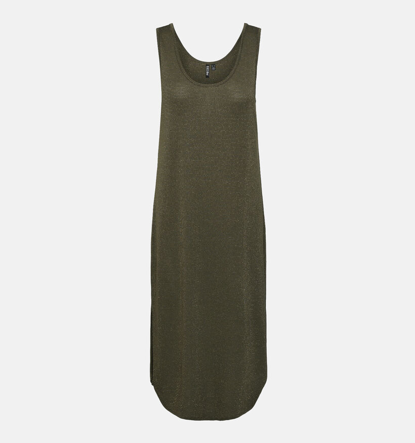 Pieces Billo Kaki Tank Midi Jurk voor dames (351101)