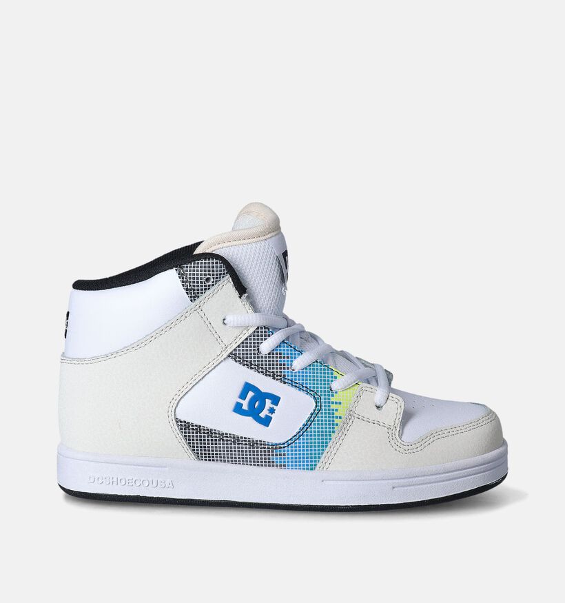 DC Shoes Manteca 4 HI Baskets montantes en Blanc pour filles, garçons (350861) - pour semelles orthopédiques