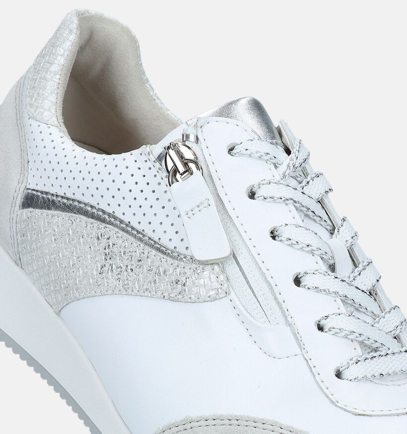 Gabor OptiFit Witte Sneakers voor dames (339489) - geschikt voor steunzolen