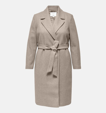 ONLY Carmakoma Manteaux Taupe