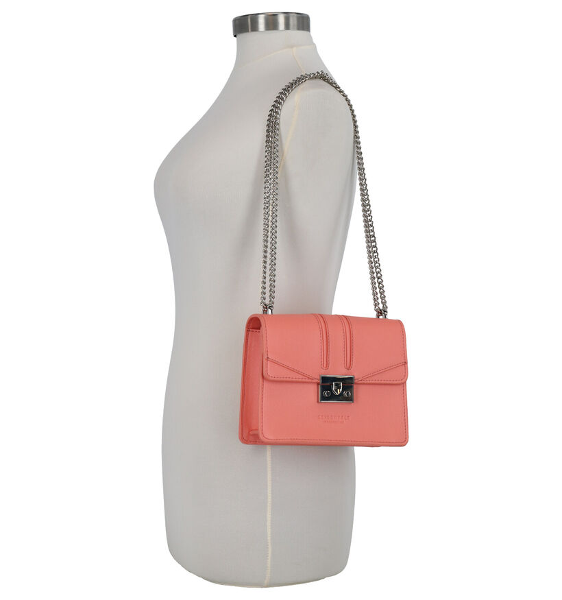 Seidenfelt Roros Zwarte Crossbody Tas in kunstleer (281581)