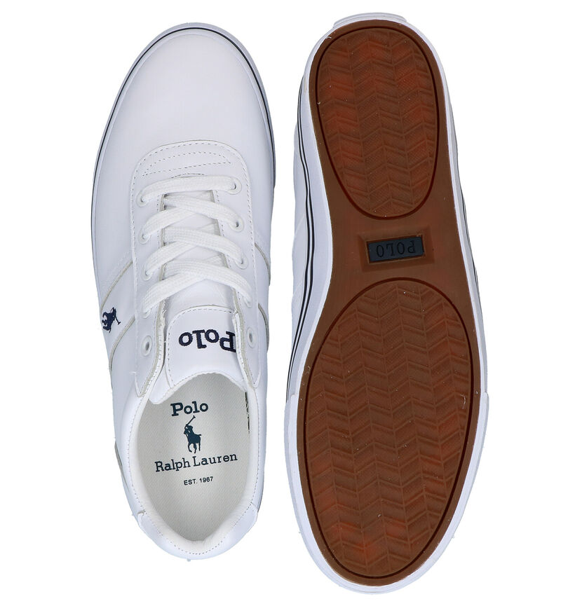 Polo Ralph Lauren Hanford Witte Sneakers in leer (290677)