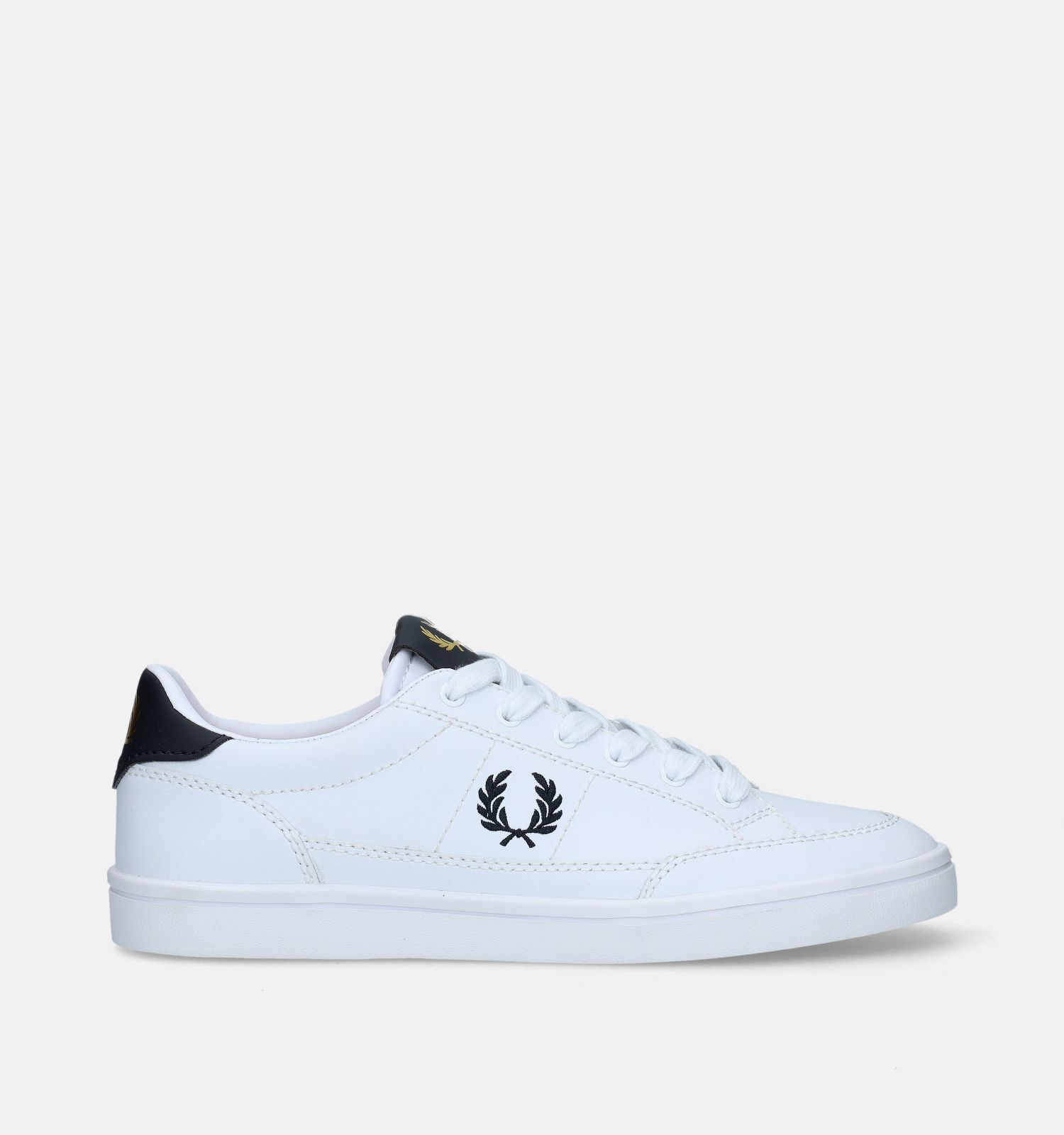 Fred Perry Deuce Baskets en Blanc Hommes Chaussures plates en ligne sur TORFS.BE