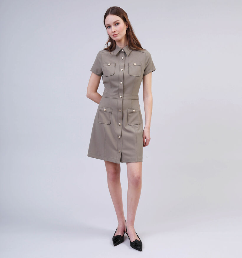 Guess Robe chemise en Vert khaki pour femmes (354584)
