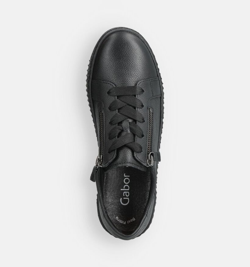 Gabor Chaussures à lacets en Noir pour femmes (363093) - pour semelles orthopédiques