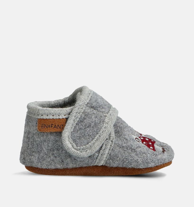 Enfant Grey Melange Lichtgrijze Babypantoffels voor meisjes, jongens (379545)