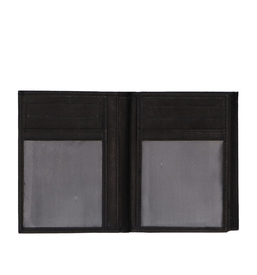 Euro-Leather Portefeuilles en Noir en cuir (310408)