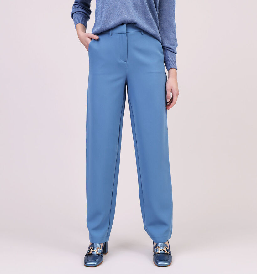 Vila Vikamma Pantalon classique en Bleu pour femmes (323713)