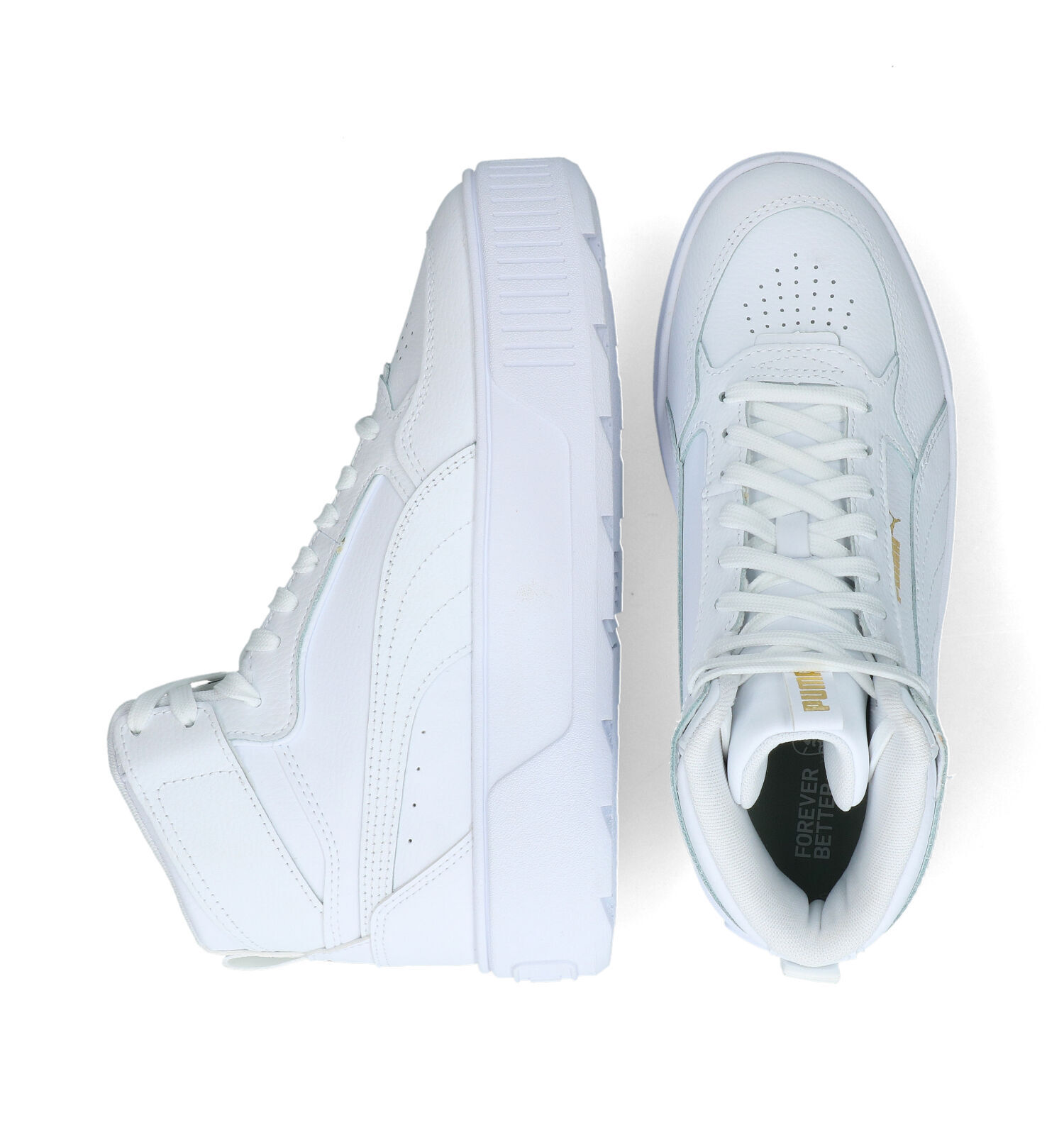Hoge witte sneakers puma hot sale