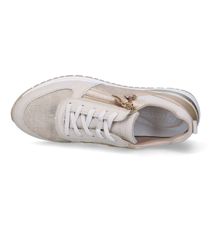 Remonte Beige Sneakers voor dames (320249) - geschikt voor steunzolen