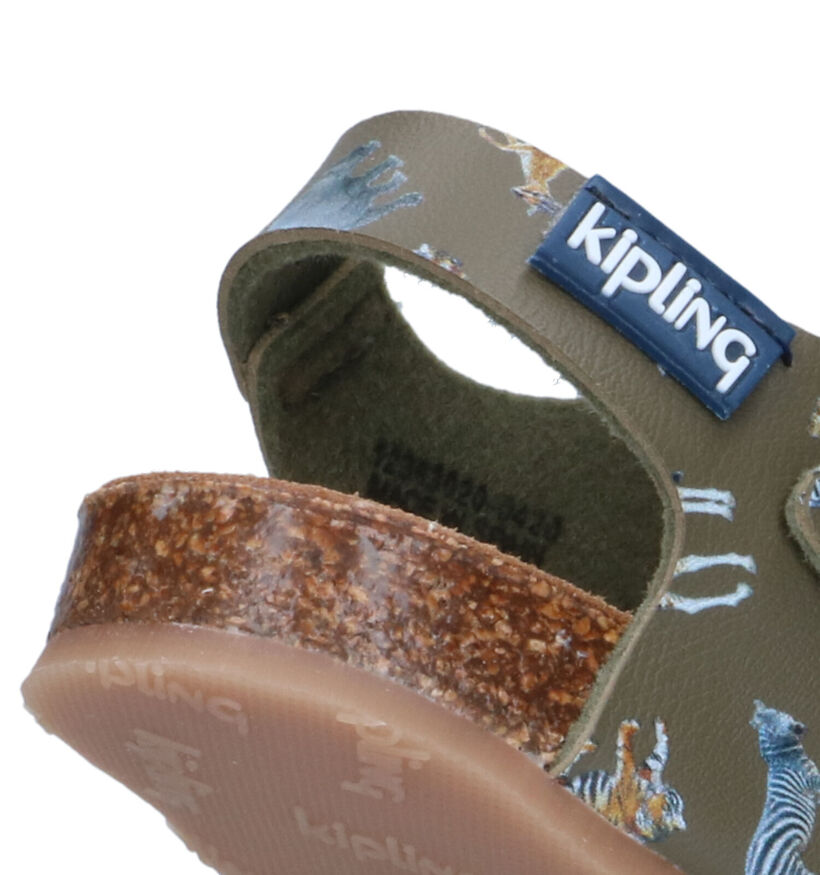 Kipling Safari Kaki Sandalen in leer (324586)