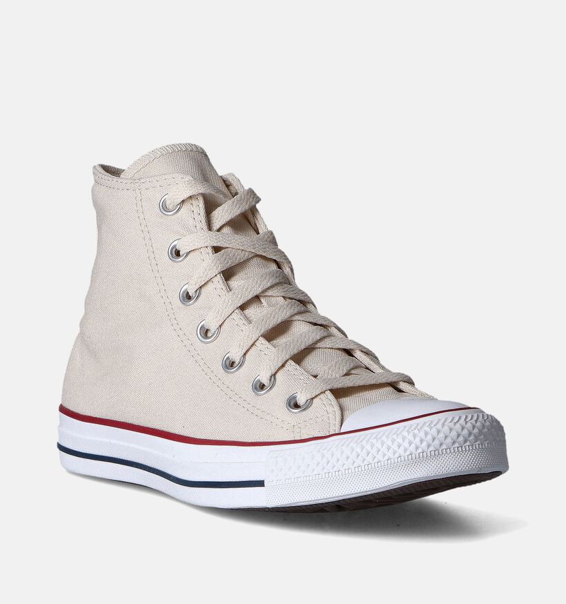 Converse CT All Star HI Baskets en Écru pour femmes (351030)
