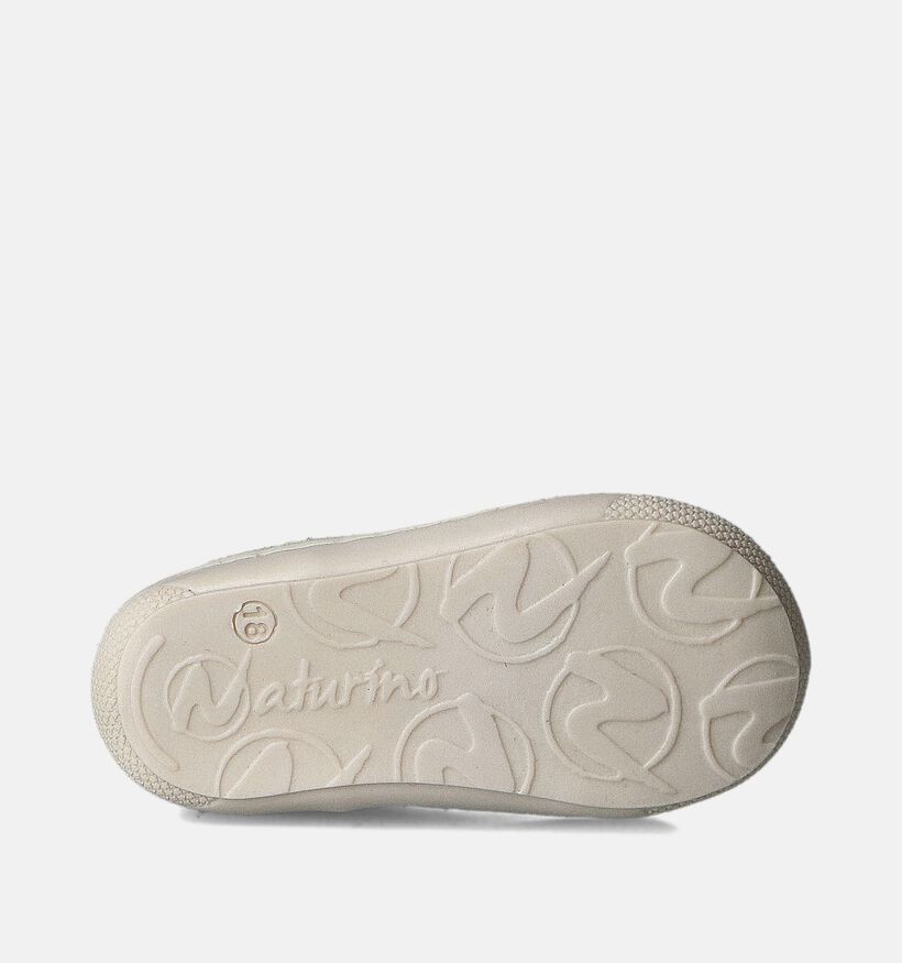Naturino Cocoon Suede Embroidery Chaussures pour bébé en Vert pour filles (355339) - pour semelles orthopédiques