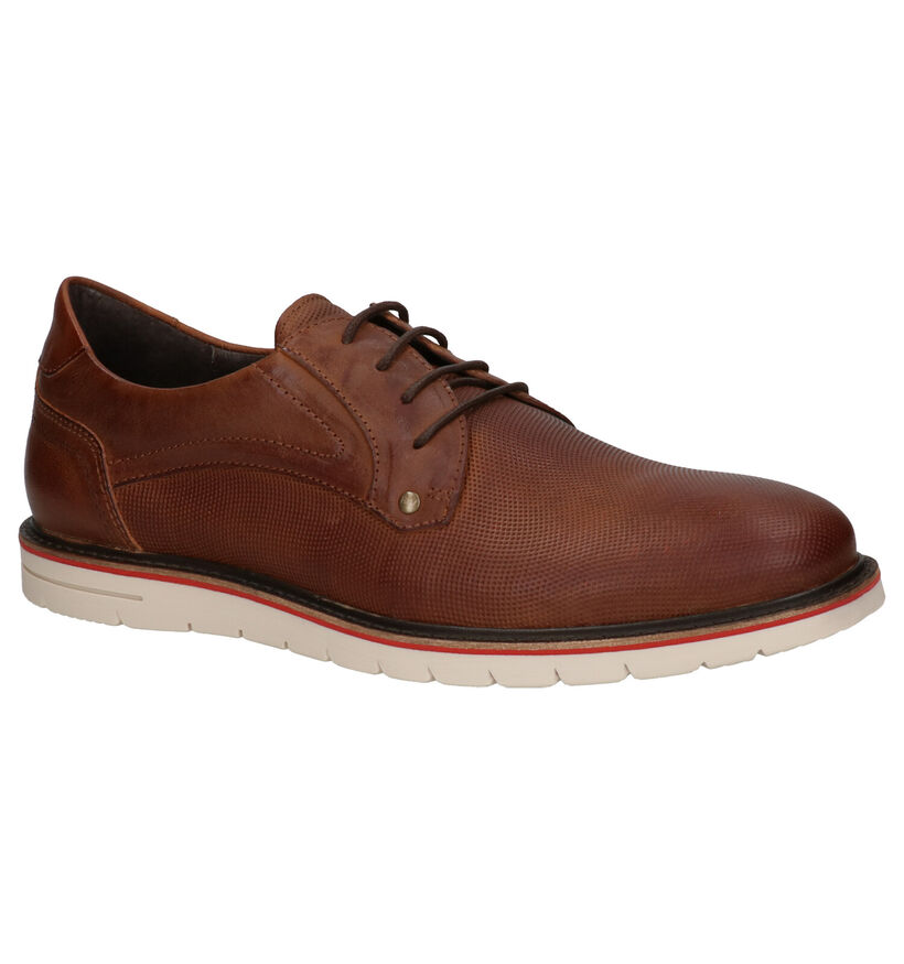 River Woods Chaussures habillées en Cognac en cuir (260322)