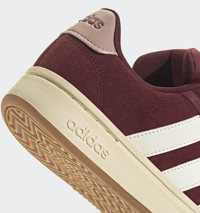 adidas Grand Court Alpha 00s Baskets sportives en Rouge pour femmes (357107) - pour semelles orthopédiques