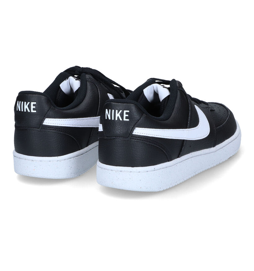 Nike Court Vision Baskets en Noir pour hommes (317112) - pour semelles orthopédiques