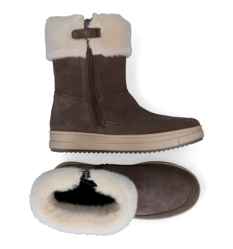 Geox Rebecca Blauwe Korte Laarzen in faux fur (317658)