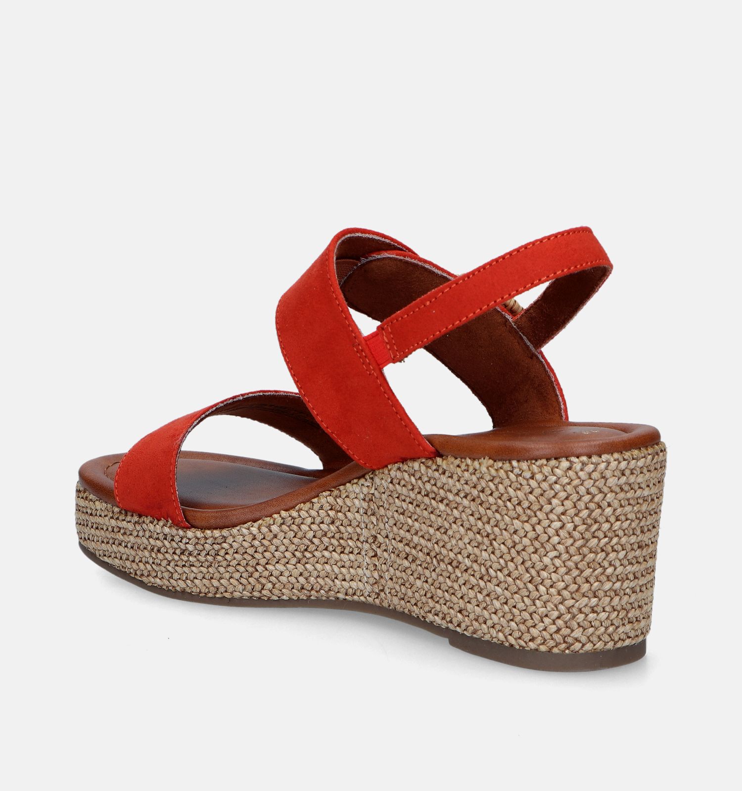 Marco Tozzi Oranje Sandalen met sleehak Dames Sandalen Online op TORFS.BE