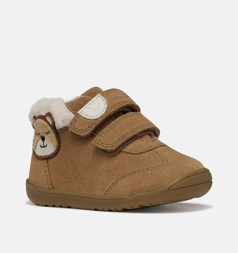 Geox Macchia Bruine Babyschoenen voor meisjes (376249) - geschikt voor steunzolen