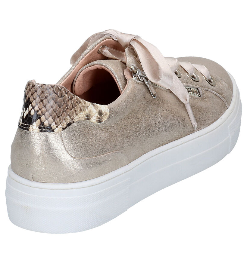 Softwaves Gouden Veterschoenen in nubuck (275375)