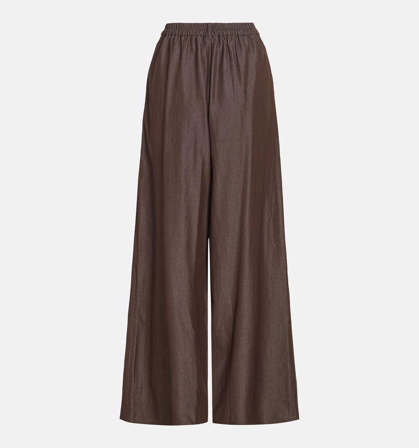 Vila Ofala Donkerbruine Geklede Broek voor dames (378499)